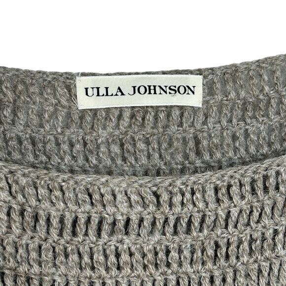 Ulla Johnson Gray Fringe Sweater - Picture 2 of 10